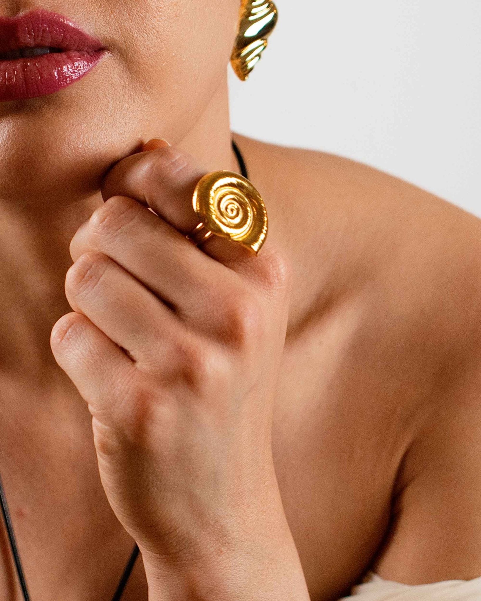 Caracol Ring – Caracola Set-Ansicht, La Playa Kollektion Cosytas
