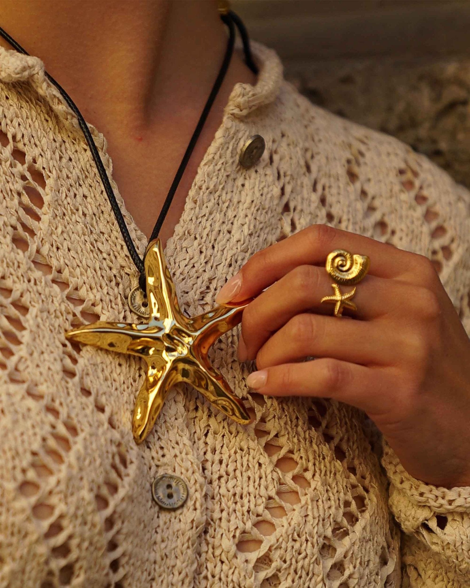 Estrella Halskette/Brosche – Schmuck-Set der La Playa Kollektion von Cosytas