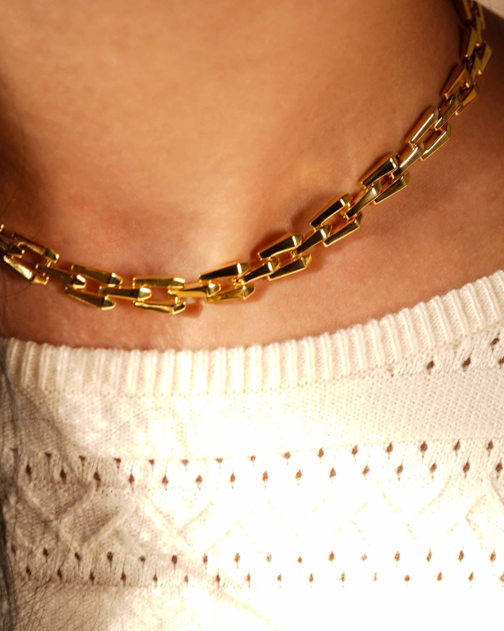 Guantanamera Halskette, 18k Gold Vermeil