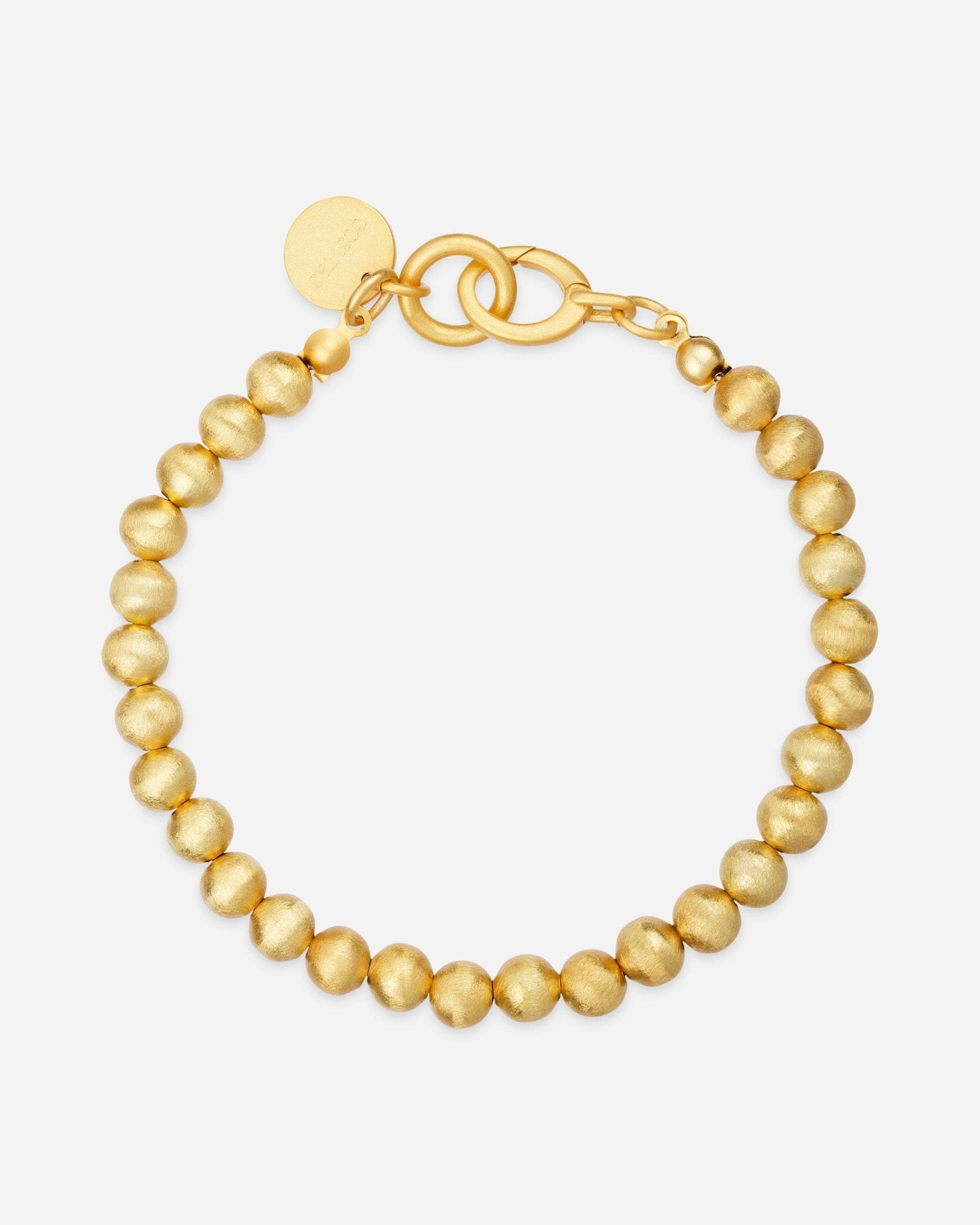 Lumina Slim Gold Sphere Armband von Cosytas, Schmuckmarke aus Zürich, hochwertige Metalllegierung, 18k vergoldet