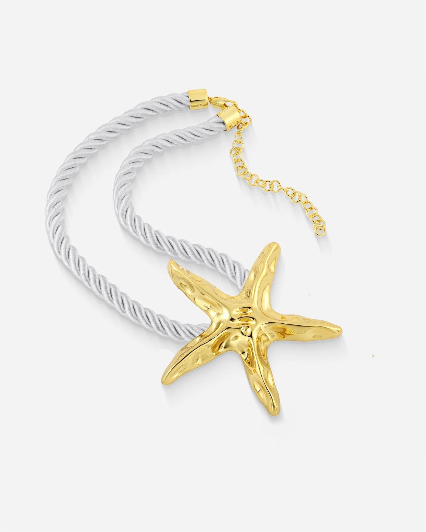 Nautico Kordelkette aus vergoldetem Metall – La Playa Kollektion, kombiniert mit Estrella Schmuck Cosytas