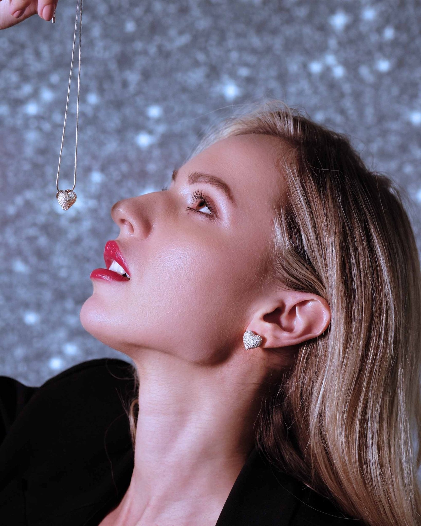 Ohrringe Cupida White, 925 Sterling Silber