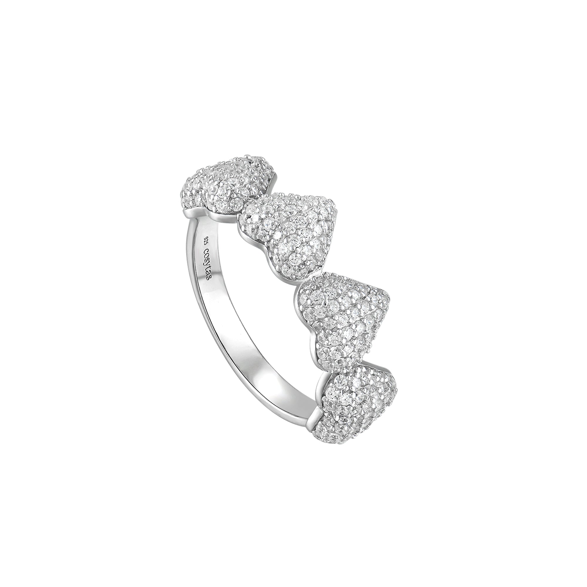 Ring Cupida White, 925 Sterling Silber