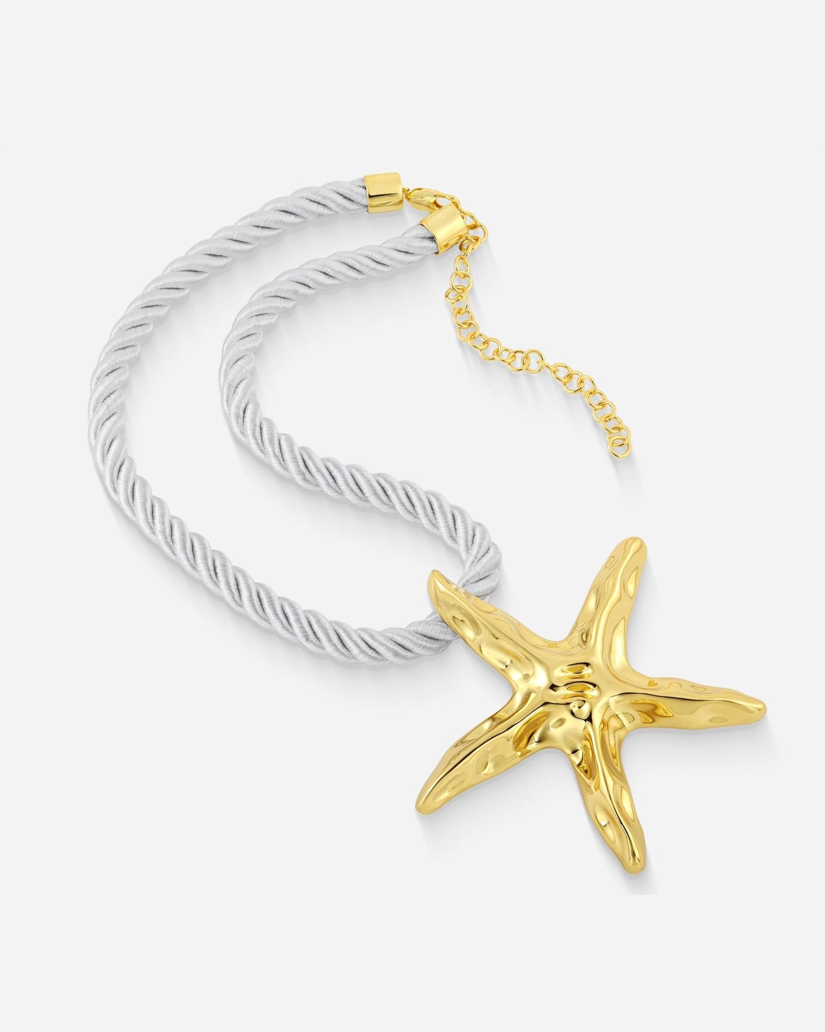 Cosytas Estrella Set aus vergoldetem Metall – Stern-Schmuck der La Playa Kollektion