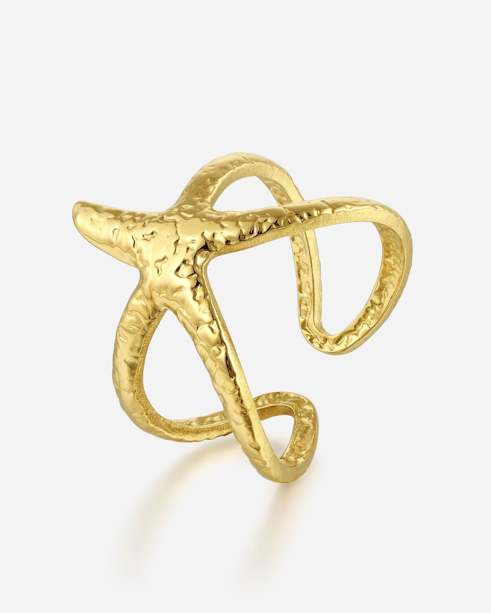 Estrellita Ring aus vergoldetem Metall – Stern-Motiv, La Playa Kollektion Cosytas