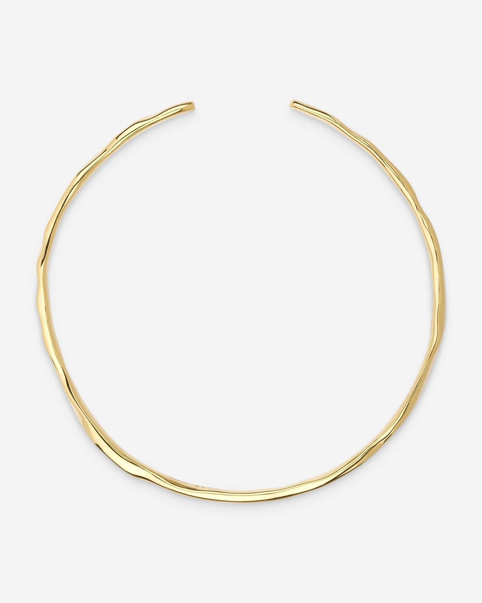 Golden Flow Armband von Cosytas, Schmuckmarke aus Zürich, 925 Silber, 18k vergoldet, organisch fliessendes Design