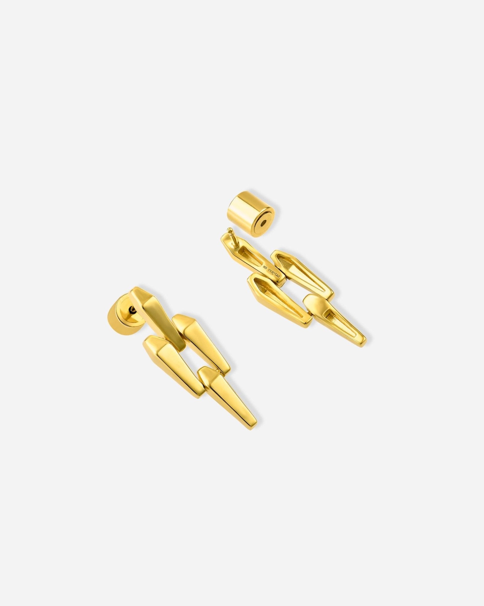 Guantanamera Ohrringe, 18k Gold Vermeil