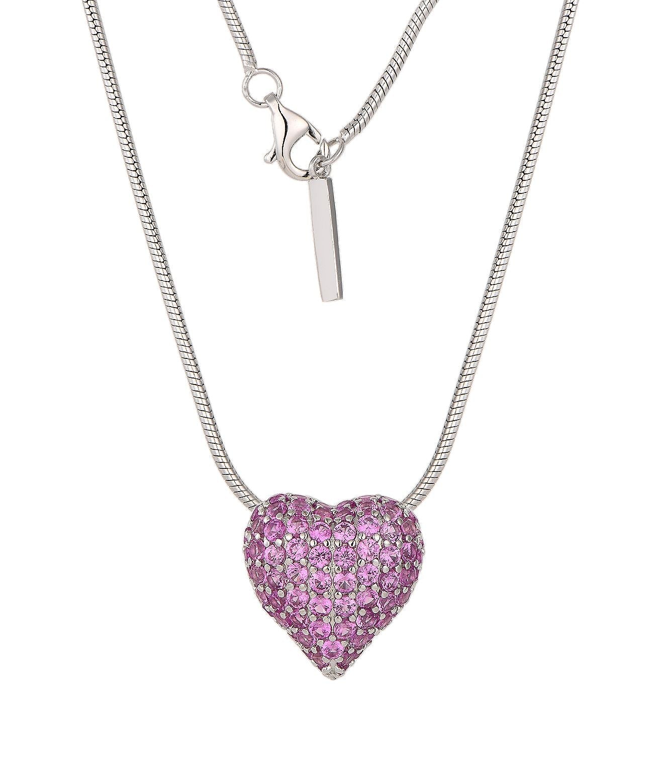 Necklace Cupida Pink, 925 Sterling Silver