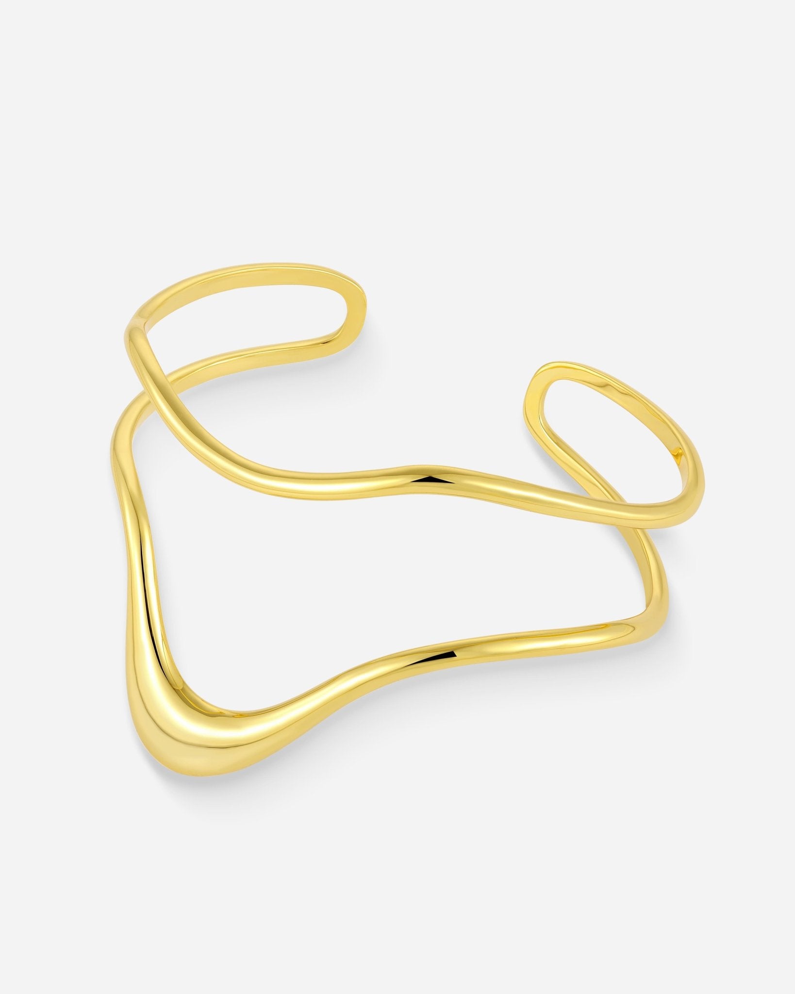 Ola Armband aus vergoldetem Metall – Wellenförmiges Design, La Playa Kollektion Cosytas