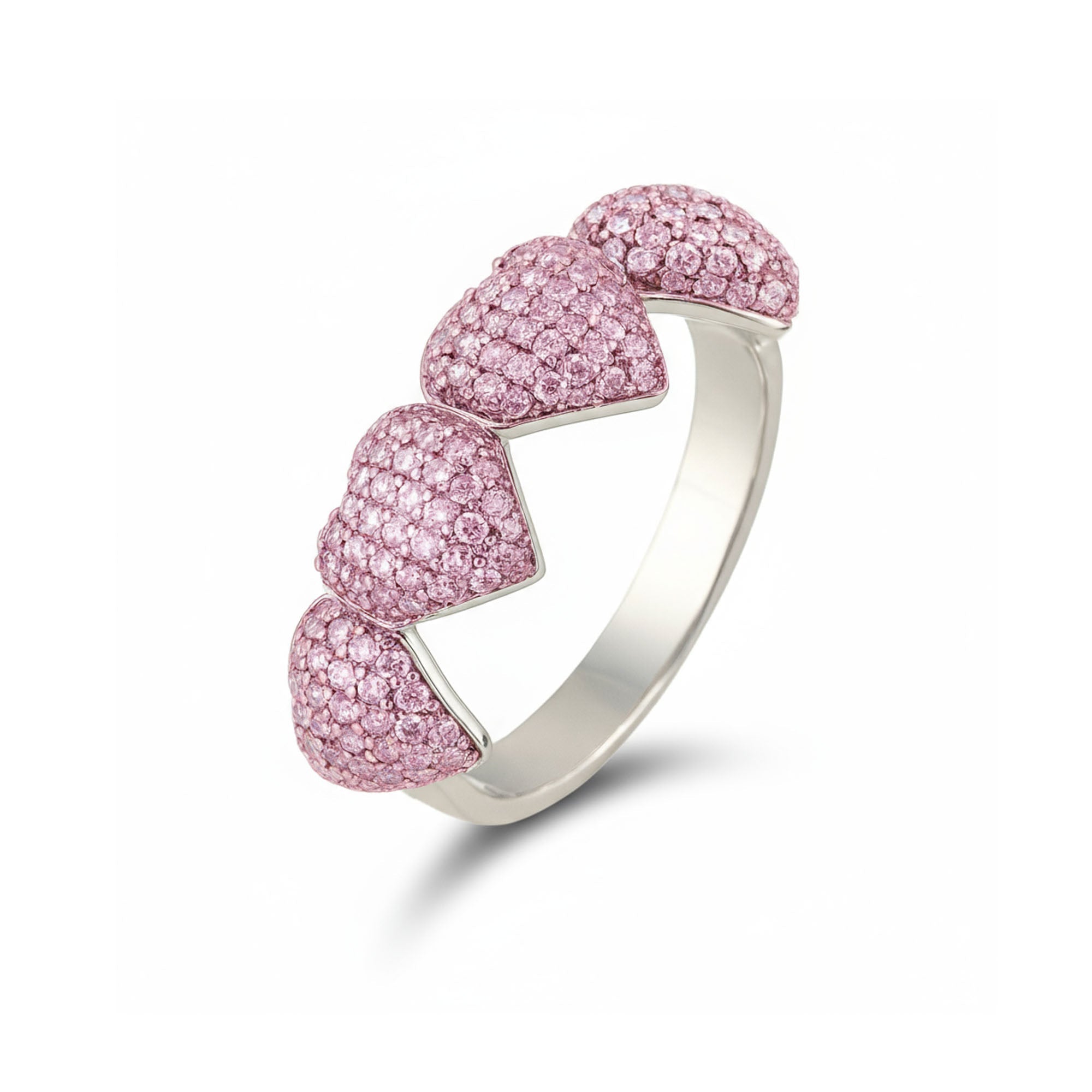Ring Cupida Pink, 925 Sterling Silber